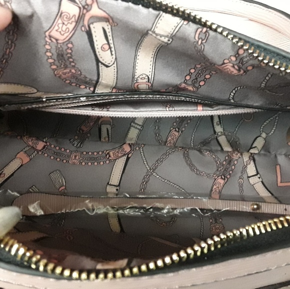 Blush Pink Satchel Crossbody Purse NWOT Boho - Picture 5 of 8